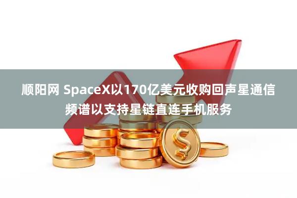 顺阳网 SpaceX以170亿美元收购回声星通信频谱以支持星链直连手机服务