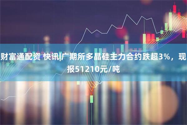 财富通配资 快讯|广期所多晶硅主力合约跌超3%，现报51210元/吨